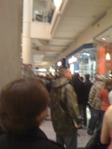In the Thick of It - Cambridgeside Galleria, Launch Night