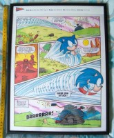 Original Sonic The Comic Artwork