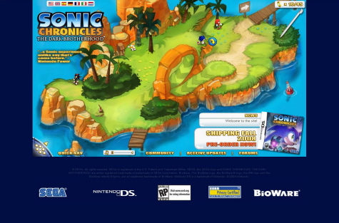 Official Sonic Chronicles Micro-Site