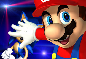 Mario Beats Sonic