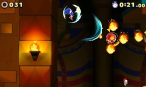 Sonic's kick attack