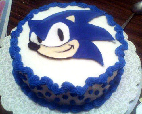 Shadow The Hedgehog Birthday Cake Shadow The Hedgehog Birthday Cake