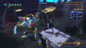 A challenge room in Bayonetta 2.
