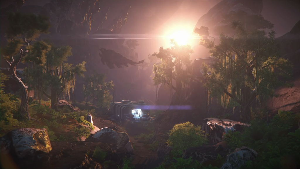 Alien planets sure are pretty.